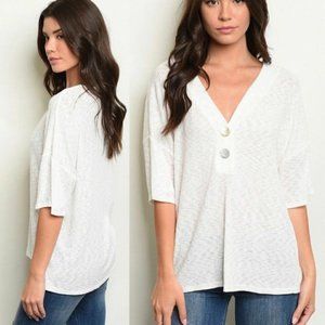 Rib Knit Boho Pullover